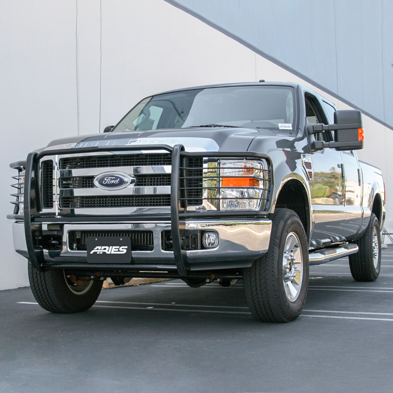 ARIES | Black Steel Grille Guard - F-250 / F-350 2008-2010