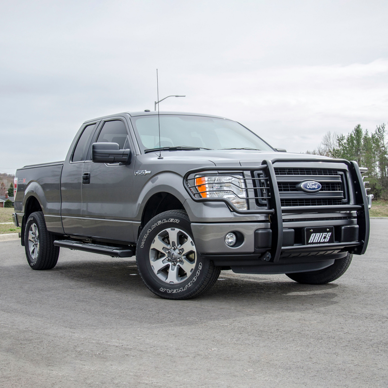 ARIES | Black Steel Grille Guard - F-150 2009-2014