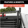 ARIES | Classic Black Steel Headache Rack - Chevrolet / Dodge / Ford / GMC 2000-2022