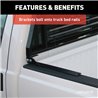 ARIES | Classic Black Steel Headache Rack - F-250 / F-350 2000-2016 ARIES Cab & Bed Racks
