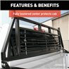 ARIES | Classic Black Steel Headache Rack - F-250 / F-350 2000-2016 ARIES Cab & Bed Racks