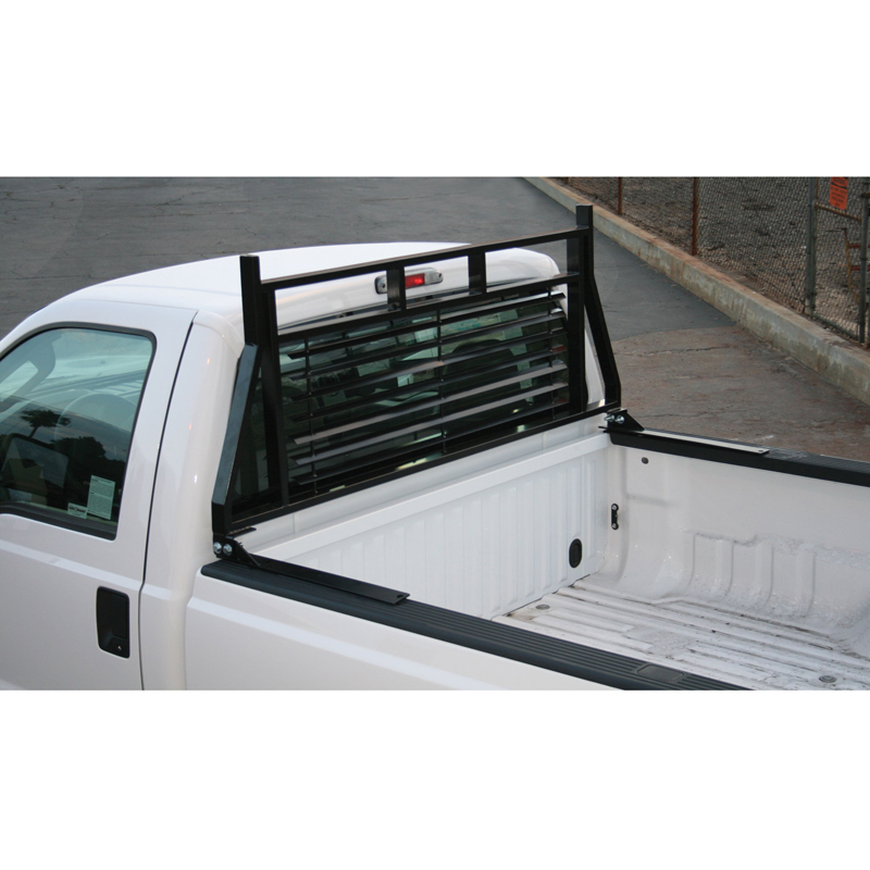 ARIES | Classic Black Steel Headache Rack - F-250 / F-350 2000-2016 ARIES Cab & Bed Racks