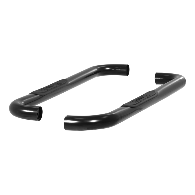 ARIES | 3" Round Black Steel Side Bars - F-150 2009-2014