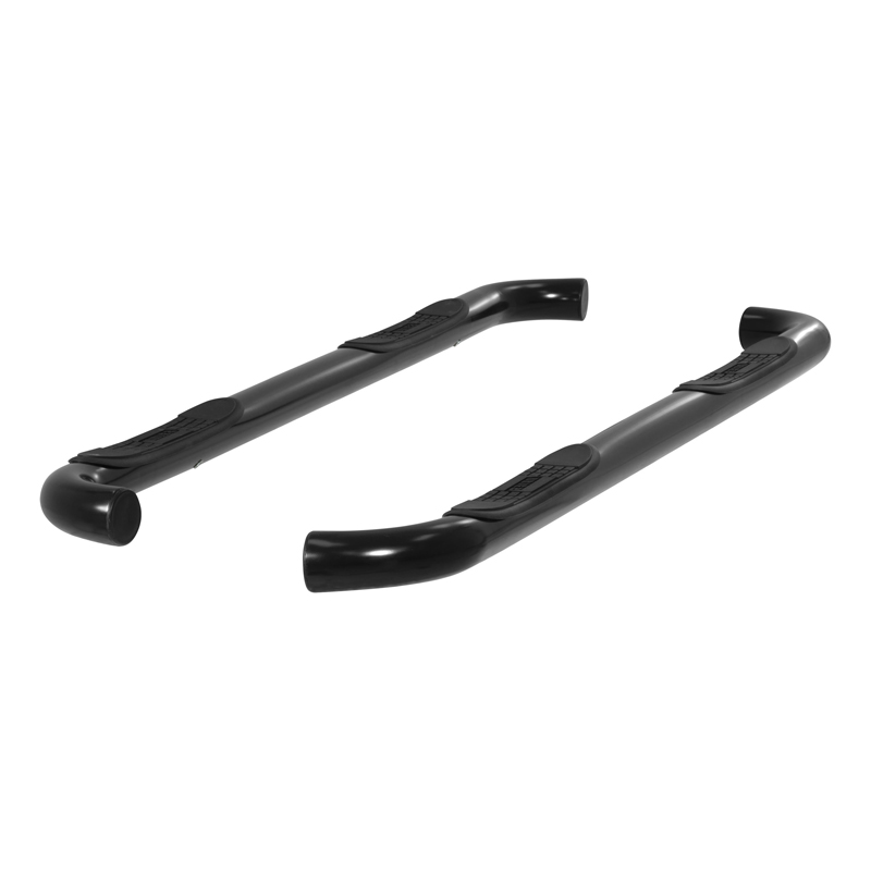 ARIES | 3" Round Black Steel Side Bars - F-150 / F-250 / F-350 2015-2023 ARIES Step Bars