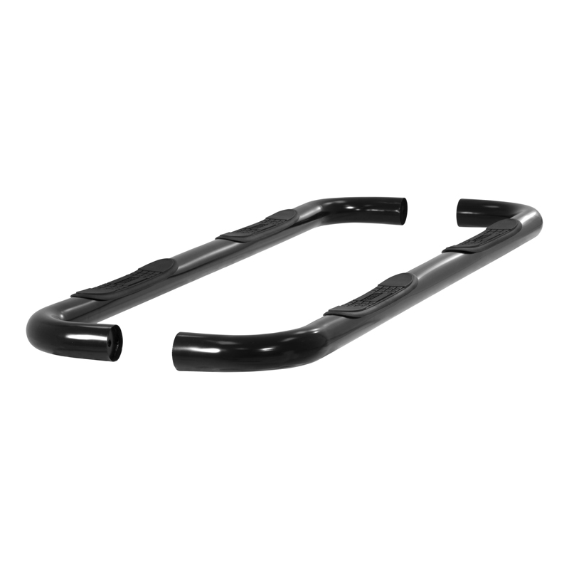 ARIES | 3" Round Black Steel Side Bars - Chevrolet / GMC 2000-2007