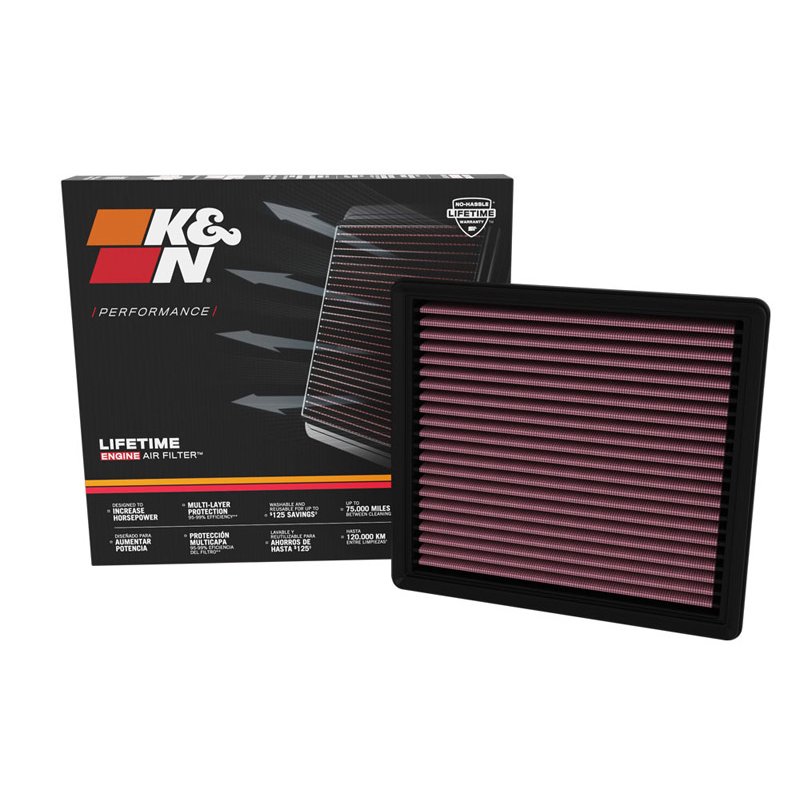 K&N | 33-5127 Replacement Air Filter - Wrangler (JL) 6.4L 2021-2024
