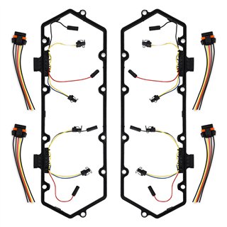 Mishimoto | Glow Plug Harness - Valve Cover Gasket Set, fits Ford Powerstroke 7.3L 1994-1997