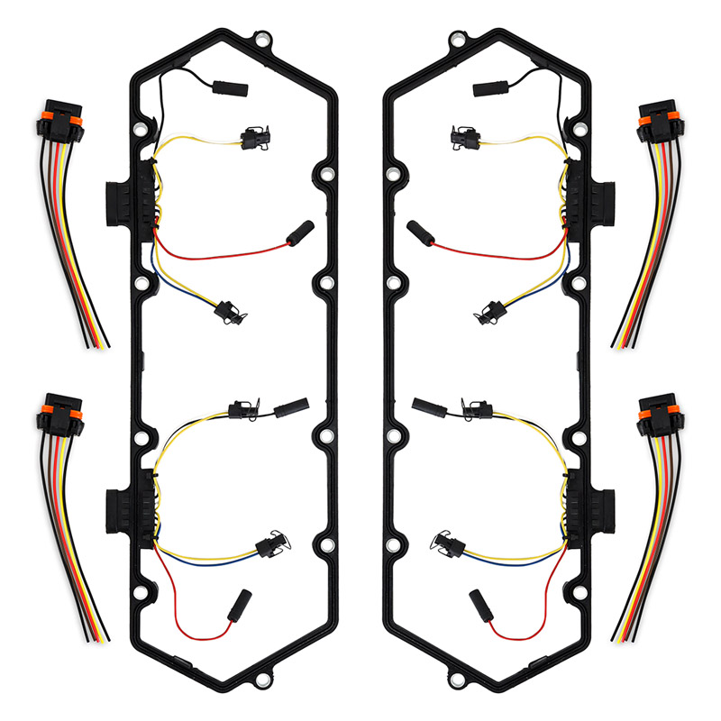 Mishimoto | Glow Plug Harness - Valve Cover Gasket Set, fits Ford Powerstroke 7.3L 1994-1997