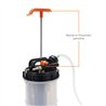 Mishimoto | Mishimoto Fluid Extractor, Manual and Pneumatic, 9.5L