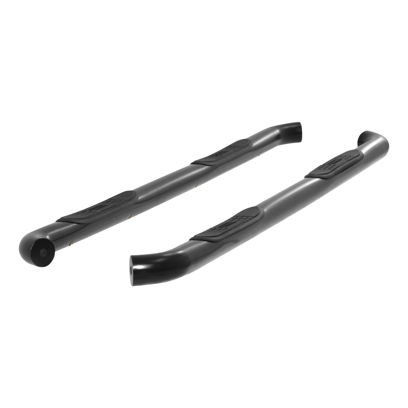 ARIES | 3" Round Black Stainless Side Bars - Chevrolet / GMC 2007-2019 ARIES Step Bars
