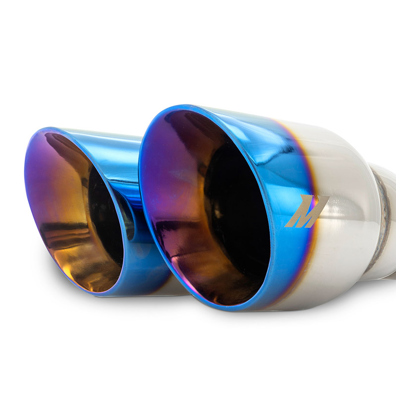 Mishimoto | Mishimoto Dual Offset Exhaust Tips, 2.5" Inlet, 3" Outlet