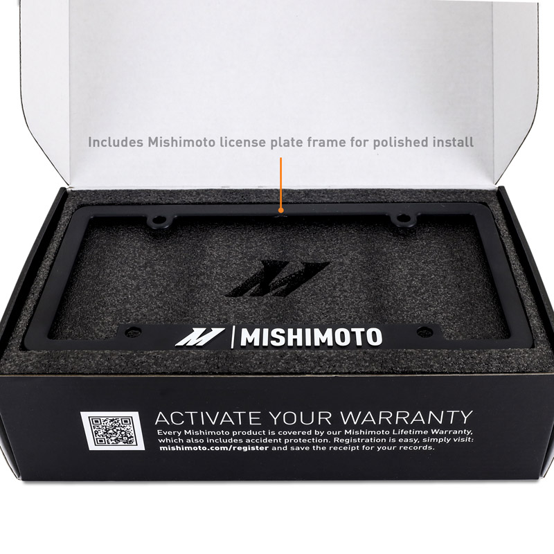 Mishimoto | License Plate Relocation Kit, fits Toyota Tacoma 2016-2023 - Tacoma SR5 / Limited 2.7L / 3.5L 2016-2023