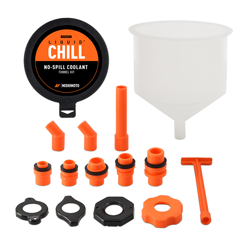 Mishimoto | No-Spill Coolant Funnel Kit, 15 Piece