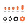 Mishimoto | No-Spill Coolant Funnel Kit, 15 Piece