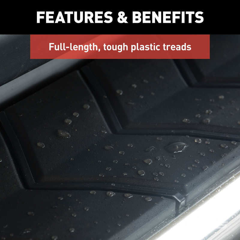 ARIES | AeroTread 5" x 76" Polish Stainless Running Boards - Escalade / TahoeYukon 2007-2020