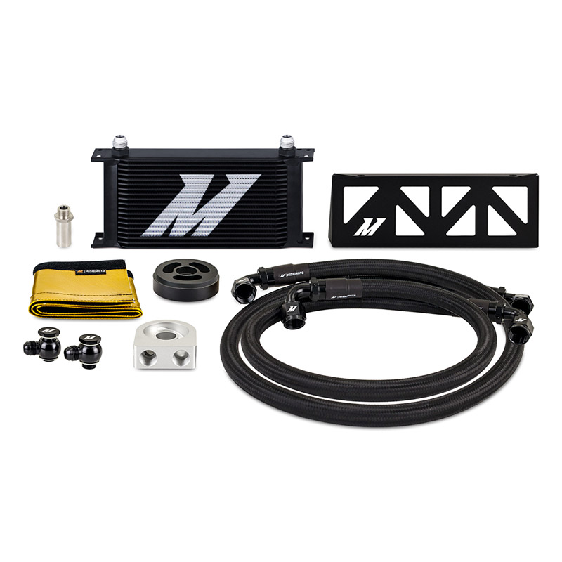Mishimoto | Oil Cooler, Fits Subaru BRZ/Toyota GR86 2022+, Non-Thermostatic, Black Cooler - BRZ / GR86 10th Anniversary Special 
