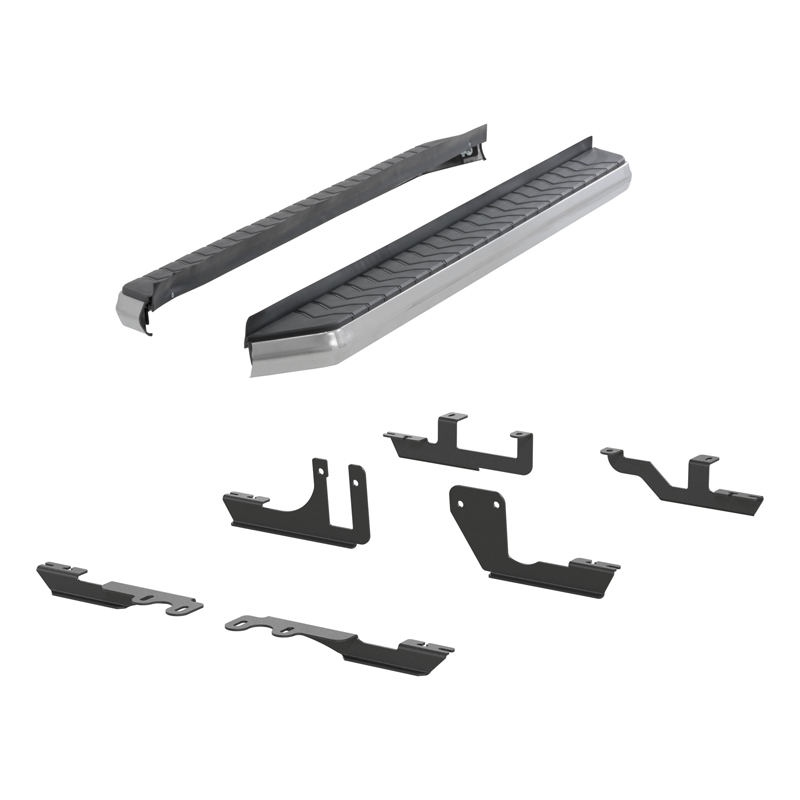 ARIES | AeroTread 5" x 76" Polished Stainless Running Boards - Traverse / Acadia / Acadia Limited 3.6L 2009-2017 ARIES Step Bars