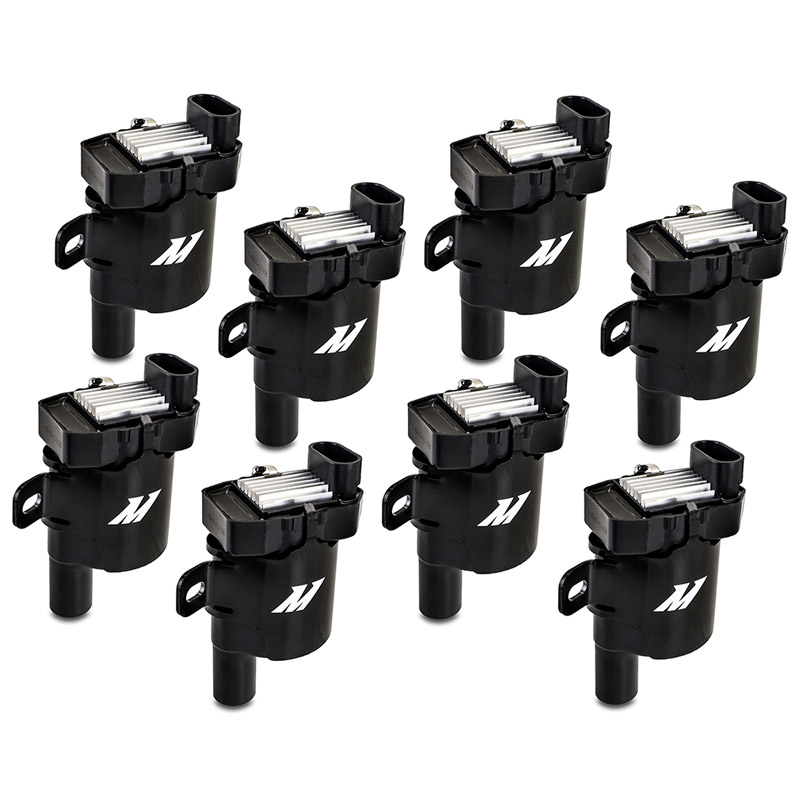 Mishimoto | Ignition Coil, Fits GM L-Series Truck Engines (Heatsink Style) 1999-2007, 8-Pack - Buick / Cadillac / Chevrolet / GM