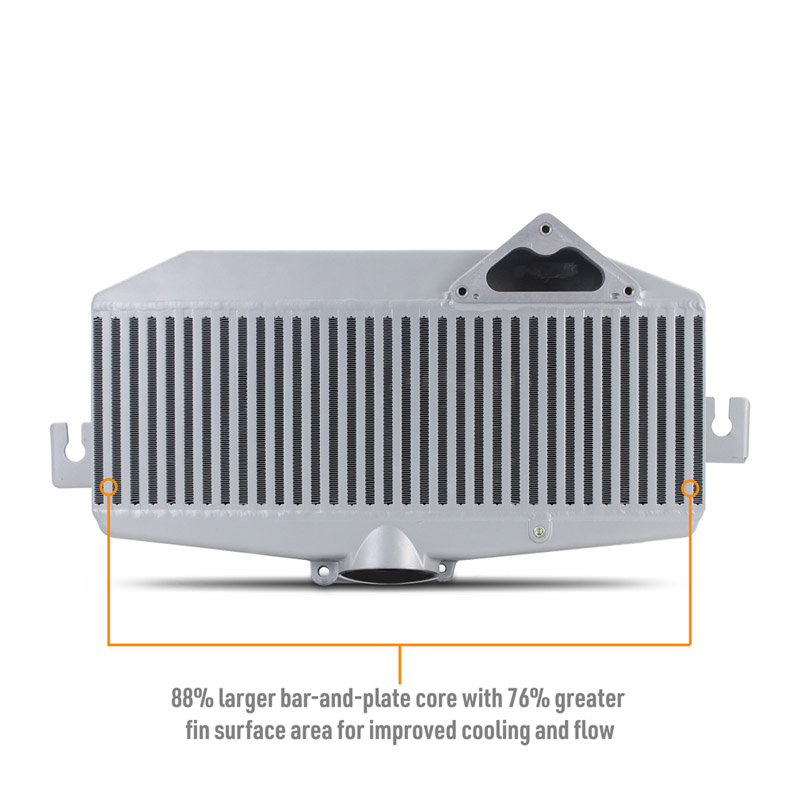 Mishimoto | Top-Mount Intercooler, fits Subaru WRX 2022+, Silver - WRX 2.4T 2022-2024