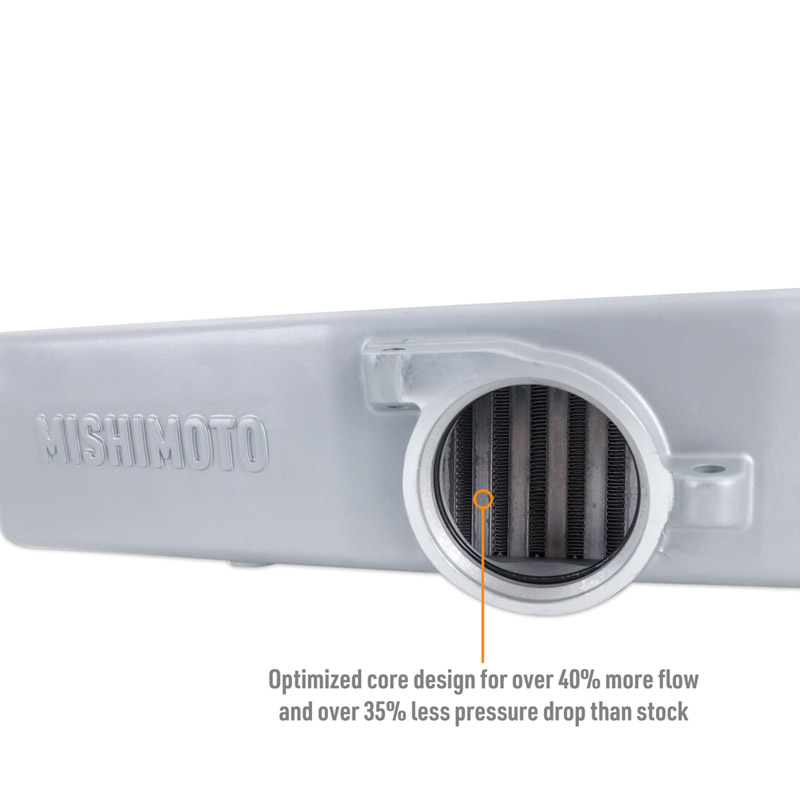 Mishimoto | Top-Mount Intercooler, fits Subaru WRX 2022+, Silver - WRX 2.4T 2022-2024
