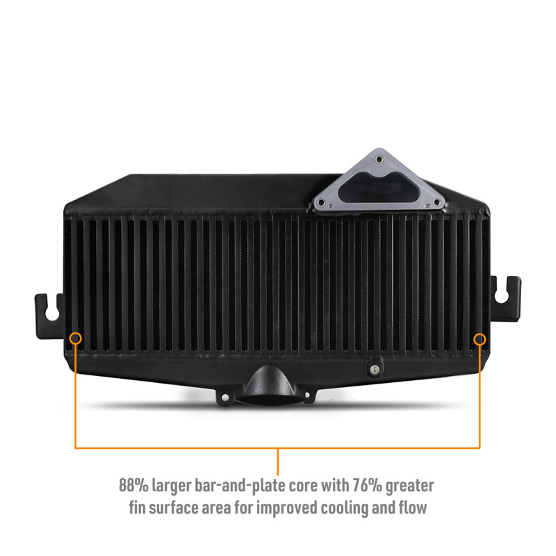 Mishimoto | Top-Mount Intercooler Kit, fits Subaru WRX 2022+, Black Intercooler, Black Pipe - WRX 2.4T 2022-2024