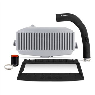 Mishimoto | Top-Mount Intercooler Kit, fits Subaru WRX 2022+, Silver Intercooler, Black Pipe - WRX 2.4T 2022-2024