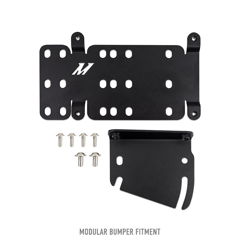 Mishimoto | License Plate Relocation Kit, Fits Ford Bronco 2021+, Modular Bumper - Bronco 2.3T / 2.7T / 3.0T 2021-2024