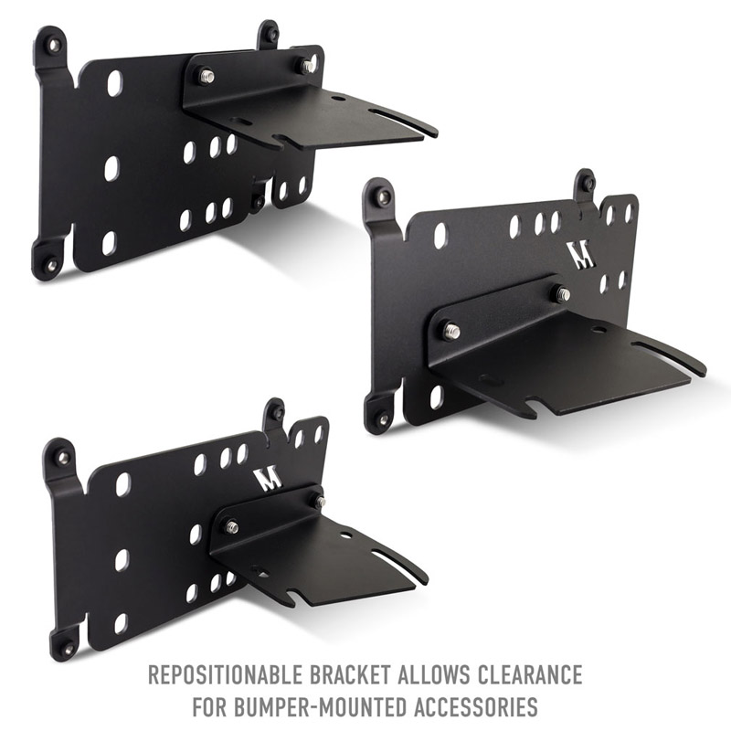 Mishimoto | License Plate Relocation Kit, Fits Ford Bronco 2021+, Modular Bumper - Bronco 2.3T / 2.7T / 3.0T 2021-2024