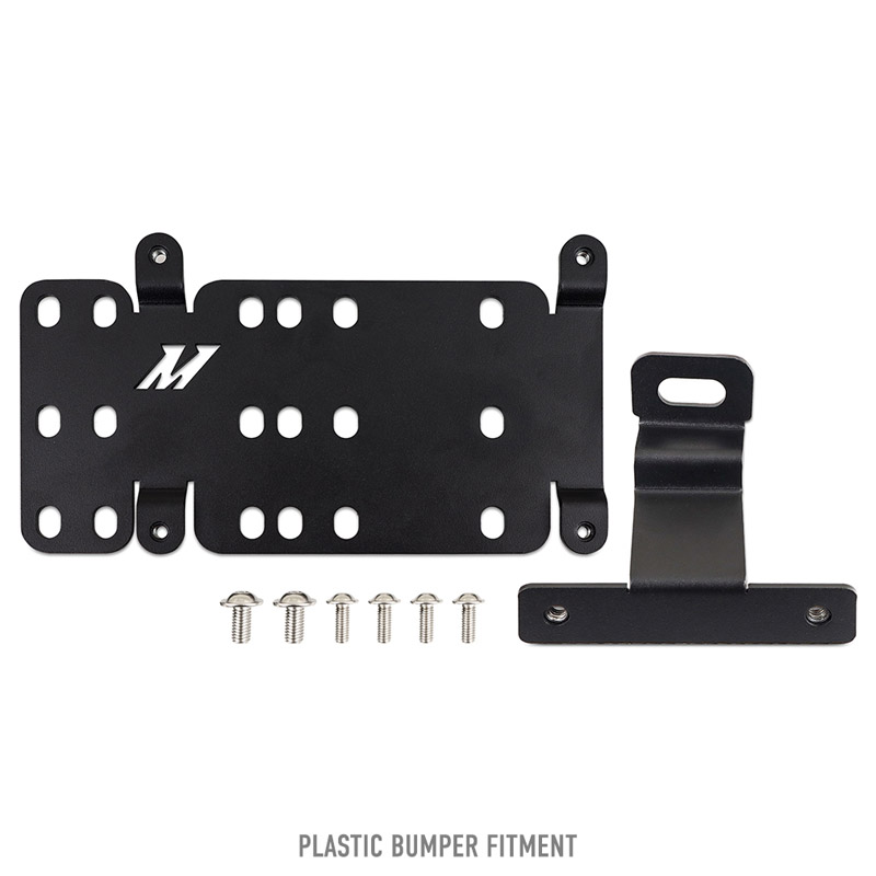 Mishimoto | License Plate Relocation Kit, Fits Ford Bronco 2021+, Plastic Bumper - Bronco 2.3T / 2.7T / 3.0T 2021-2024