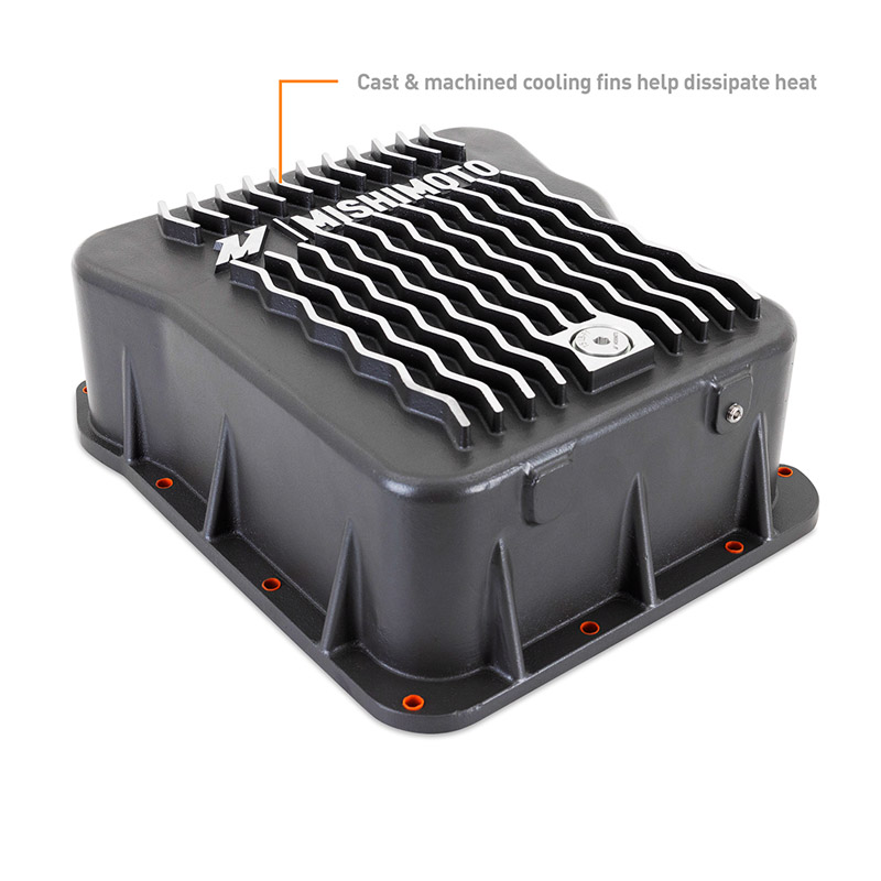 Mishimoto | Aluminum Transmission Pan, fits Chevy/GMC 6.6L Duramax 2001-2019 - Chevrolet / GMC 2006-2019