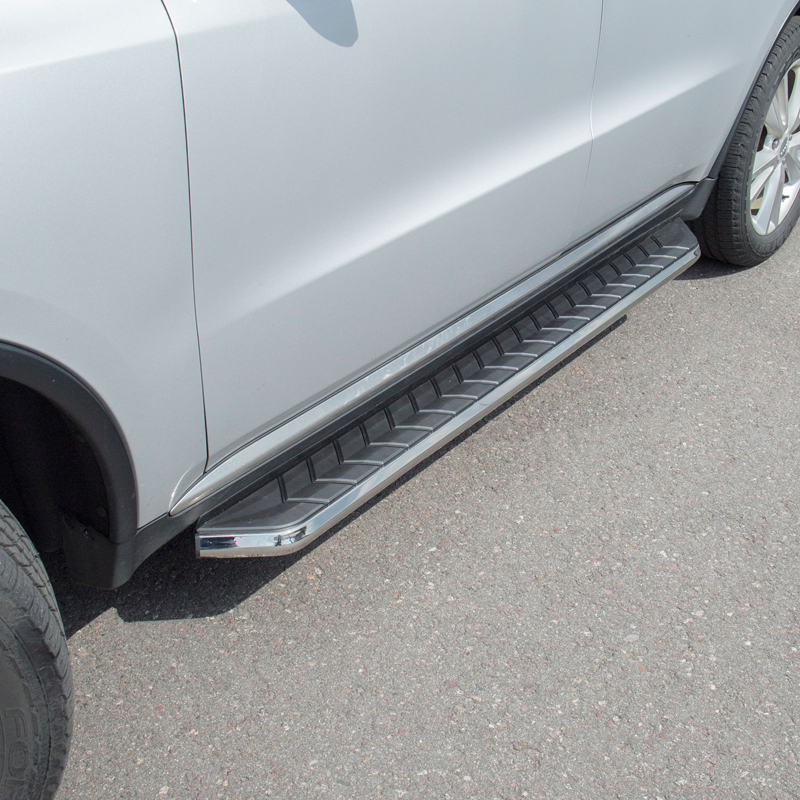 ARIES | AeroTread 5" x 73" Polished Stainless Running Boards - Durango 3.6L / 5.7L / 6.4L 2011-2018 ARIES Step Bars
