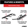 ARIES | AeroTread 5" x 73" Polished Stainless Running Boards - Explorer 2.3T / 3.0T / 3.3L 2020-2022 ARIES Step Bars