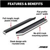 ARIES | AeroTread 5" x 73" Polished Stainless Running Boards (No Brackets) - Cadillac / Chevrolet / Dodge / Ford / GMC / Nissan 