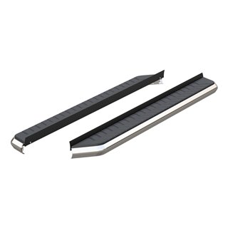 ARIES | AeroTread 5" x 76" Polished Stainless Running Boards (No Brackets) - Buick / Cadillac / Chevrolet / Ford / GMC 2007-2...