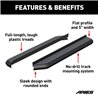 ARIES | AeroTread 5" x 67" Black Stainless Running Boards (No Brackets) - Chevrolet / GMC / Honda / Hyundai / Jeep / Kia / To...
