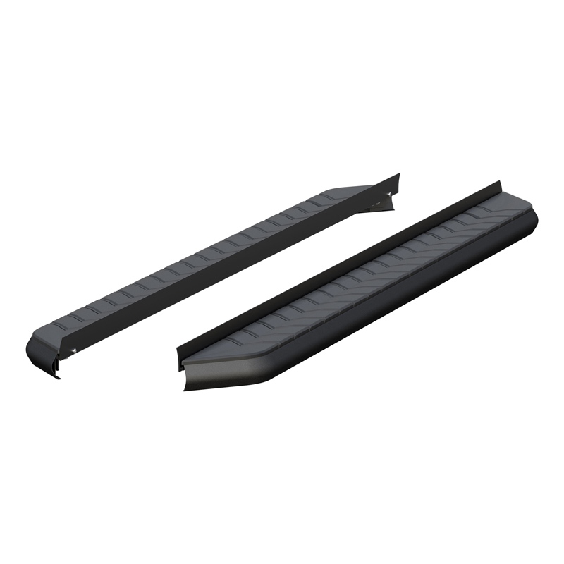 ARIES | AeroTread 5" x 70" Black Stainless Running Boards (No Brackets) - Acura / Ford / Honda / Hyundai / Jeep / Nissan / Toyot