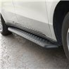 ARIES | AeroTread 5" x 70" Black Stainless Running Boards (No Brackets) - Acura / Ford / Honda / Hyundai / Jeep / Nissan / Toyot