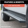 ARIES | RidgeStep 6-1/2" x 53" Steel Running Boards - Ram 1500 / Classic / 2500 / 3500 2009-2022 ARIES Step Bars