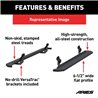 ARIES | RidgeStep 6-1/2" x 85" Black Steel Running Boards - Ram 1500 / Classic / 2500 / 3500 2011-2022 ARIES Step Bars