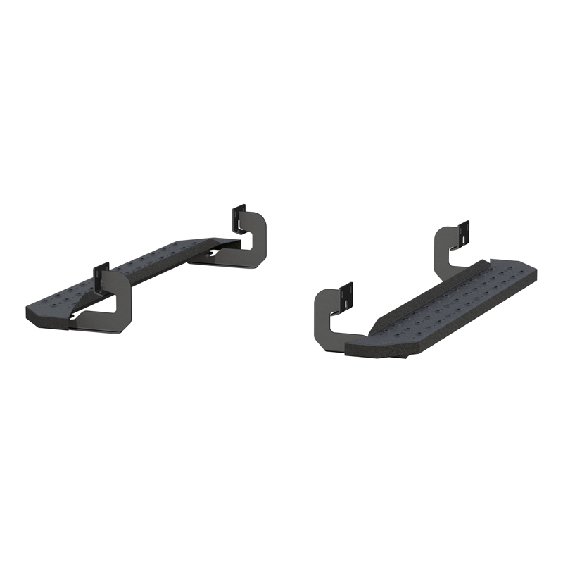 ARIES | RidgeStep 6-1/2" x 53" Black Steel Running Boards - F-150 2004-2014 ARIES Step Bars
