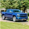 ARIES | RidgeStep 6-1/2" x 75" Black Steel Running Boards - Silverado / Sierra 2500 HD / 3500 HD 6.6L 2007-2019 ARIES Step Bars