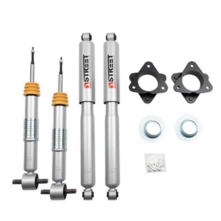 Belltech | 2" Strut Spacer Inc. Front and Rear Trail Performance Struts/Shocks - Silverado / Sierra 1500 / Classic 2007-2018
