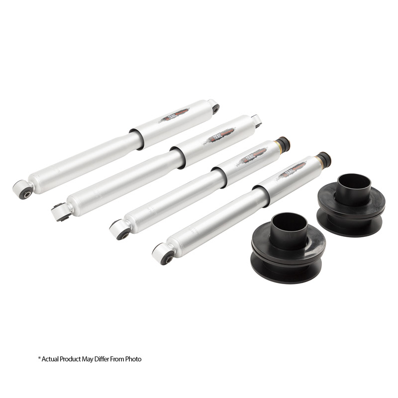 Belltech | 2" Strut Spacer Inc. Front and Rear Trail Performance Struts/Shocks - Silverado / Sierra 1500 / Classic 2007-2018