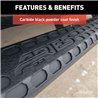 ARIES | AdvantEDGE 5-1/2" x 85" Black Aluminum Side Bars (No Brackets) - Chevrolet / Dodge / Ford / GMC / Honda / Nissan / Toyot