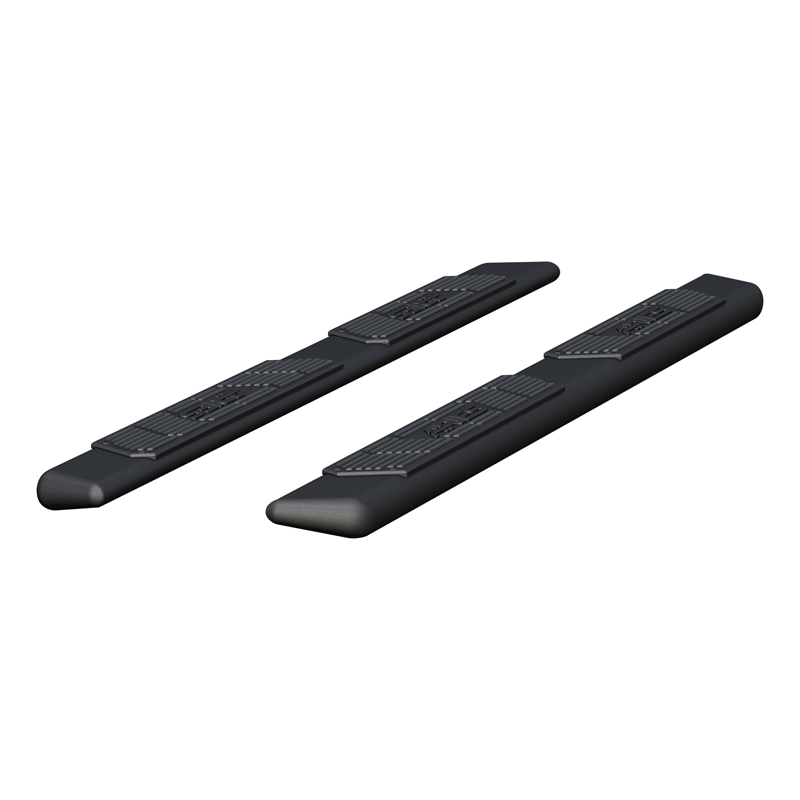 ARIES | AscentStep 5-1/2" x 75" Black Steel Running Boards (No Brackets) - Chevrolet / Dodge / Ford 2000-2023 ARIES Step Bars
