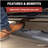 ARIES | AscentStep 5-1/2" x 75" Black Steel Running Boards (No Brackets) - Chevrolet / Dodge / Ford 2000-2023 ARIES Step Bars