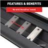 ARIES | AscentStep 5-1/2" x 75" Black Steel Running Boards (No Brackets) - Chevrolet / Dodge / Ford 2000-2023 ARIES Step Bars