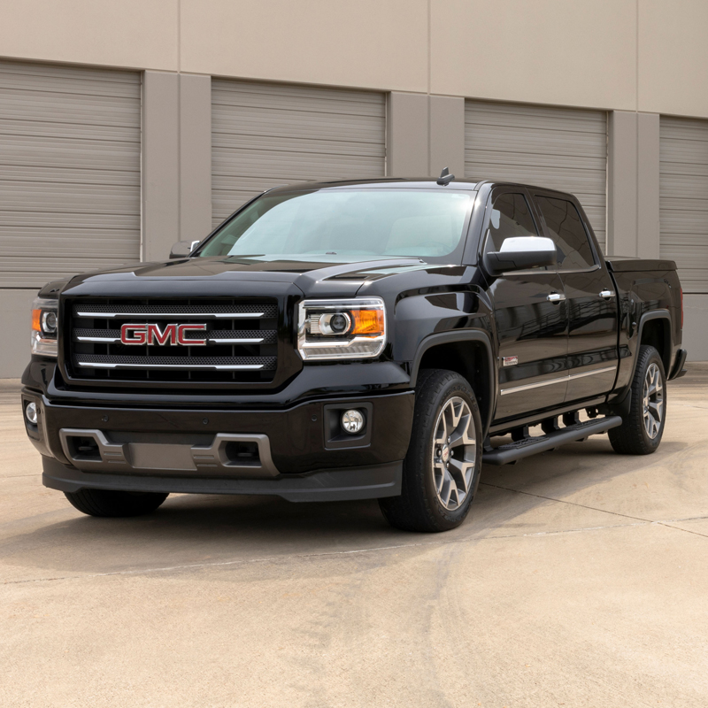 ARIES | AscentStep 5-1/2" x 75" Black Steel Running Boards (No Brackets) - Chevrolet / Dodge / Ford 2000-2023 ARIES Step Bars