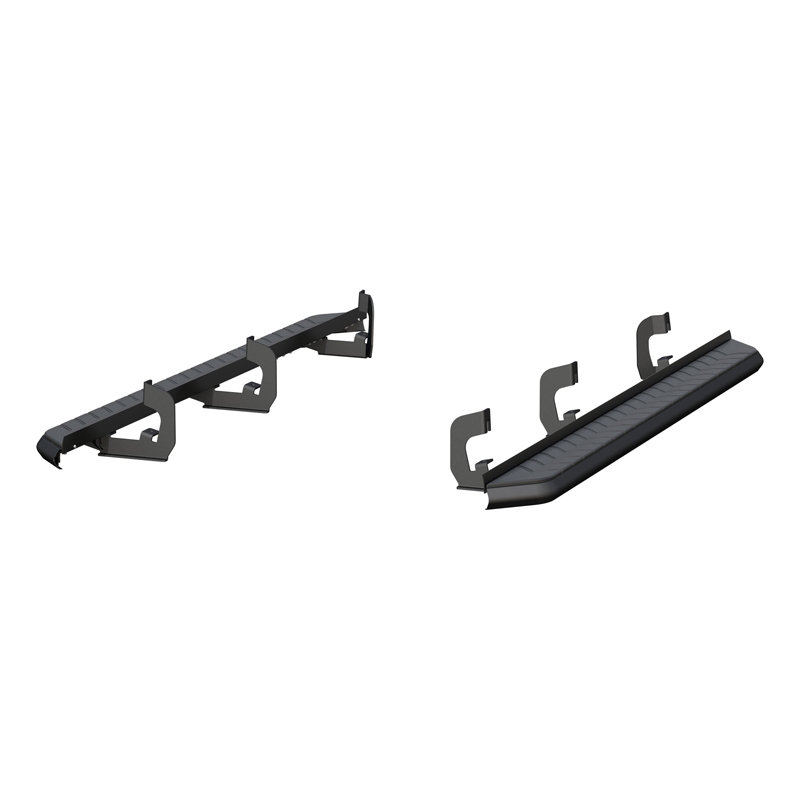 ARIES | AeroTread 5" x 76" Black Stainless Running Boards - Escalade / TahoeYukon 2007-2020 ARIES Step Bars