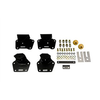 Belltech | 4" Drop Leaf Spring Hanger Kit (Front and Rear Hangers) - Dakota 2000-2004